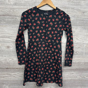 LS Ribbed Dress Flowers
