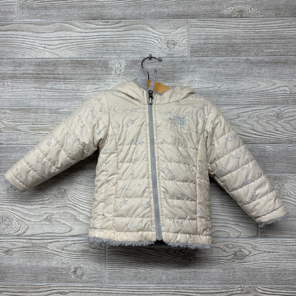 Reversible Mossbud Swirl Coat W/ Hood