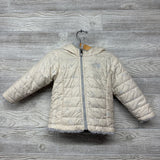Reversible Mossbud Swirl Coat W/ Hood