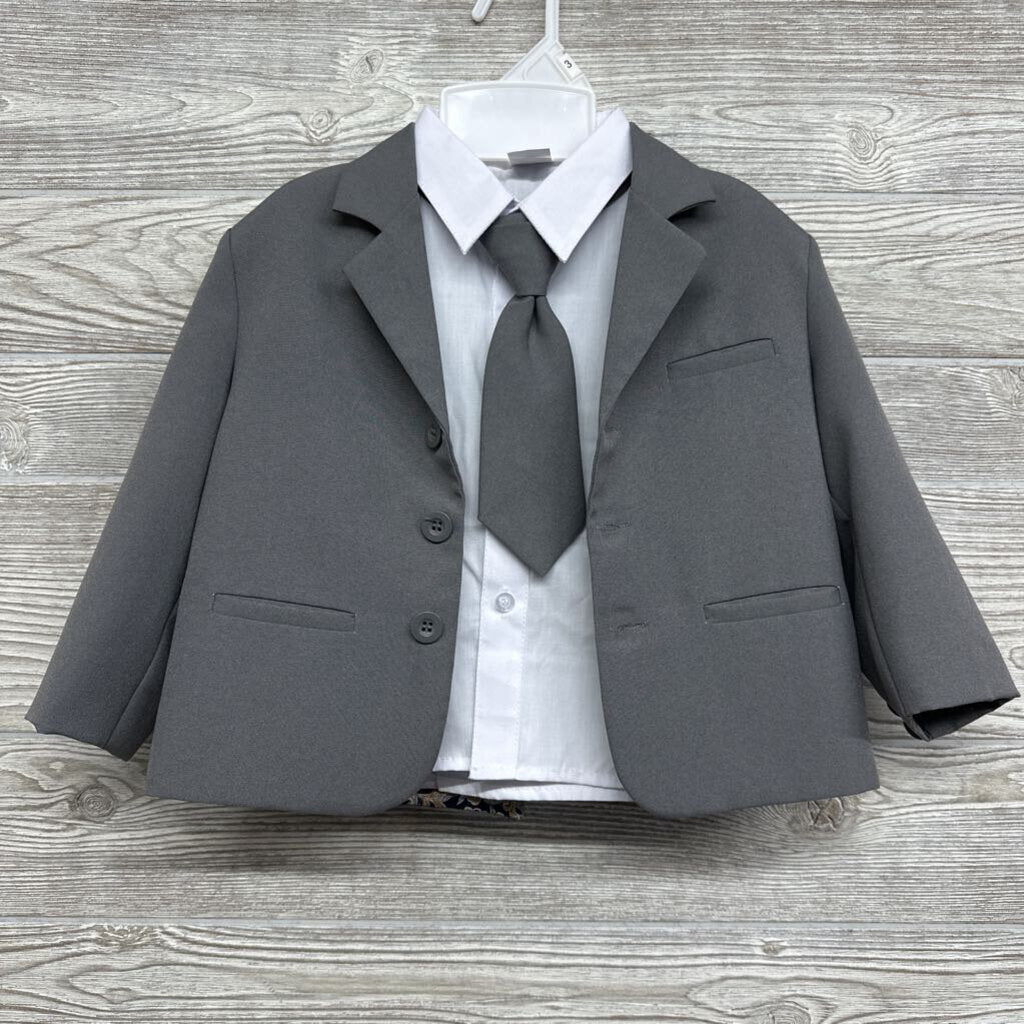 Suit Jacket, LS Button Up Shirt & Tie