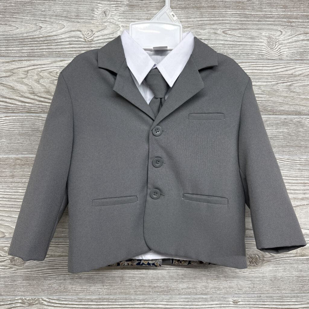 Suit Jacket, LS Button Up Shirt & Tie