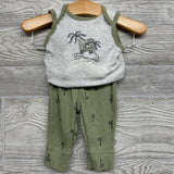 Tank Top, Ribbed Bodysuit & Pants Palm Trees