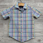 SS Gingham Button Up Shirt