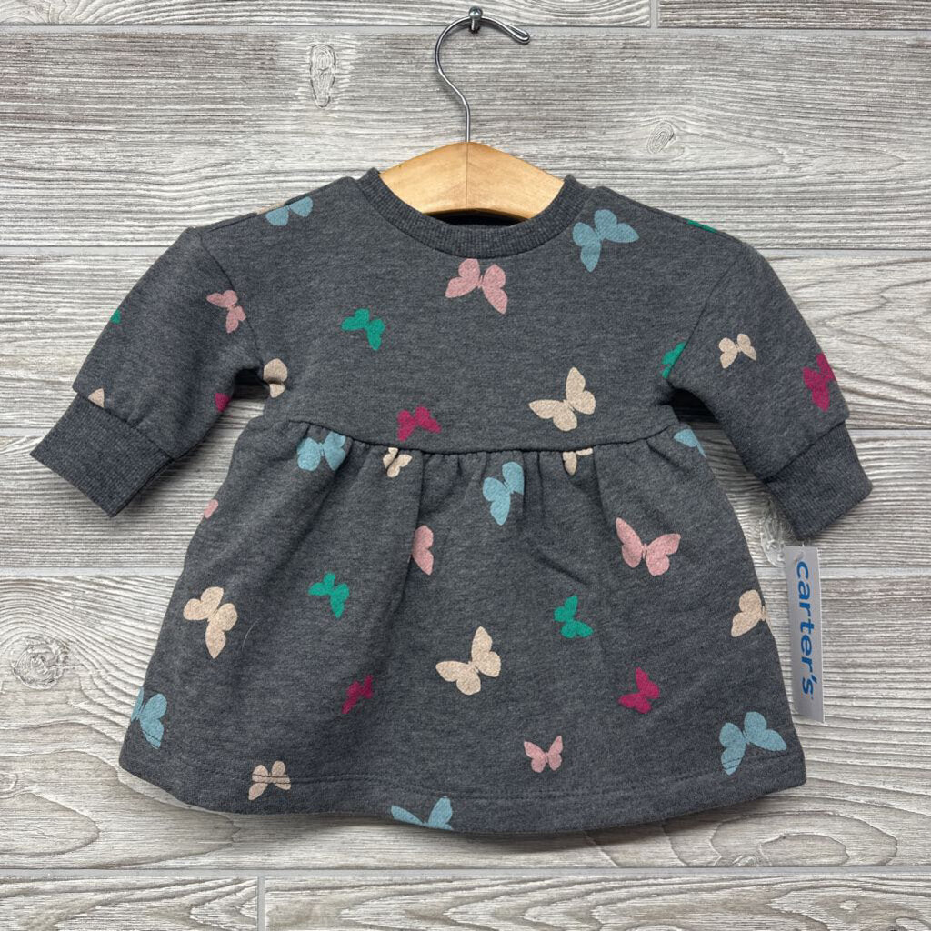 Crewneck Dress Butterflies