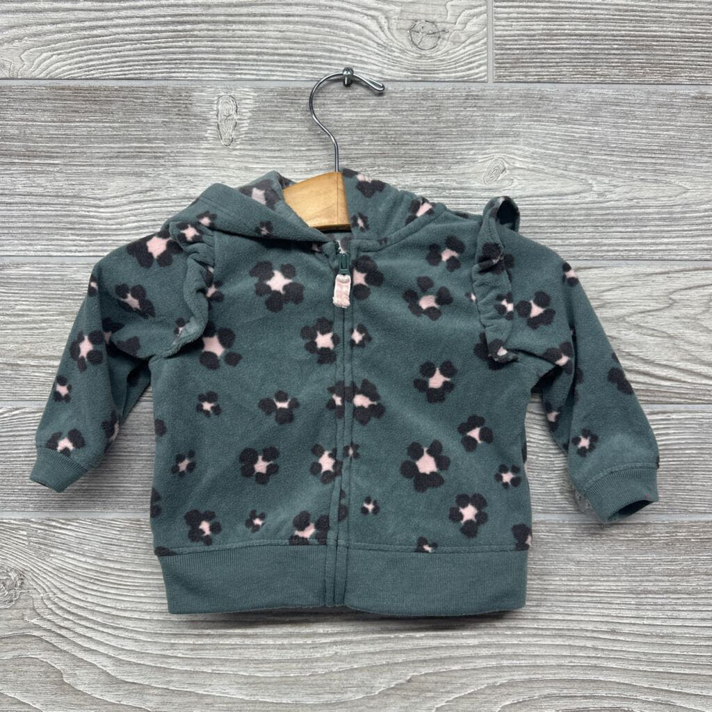 Fleece Jacket Flowers