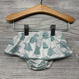 Bamboo Cropped Tank Top & Skort Printed Poms