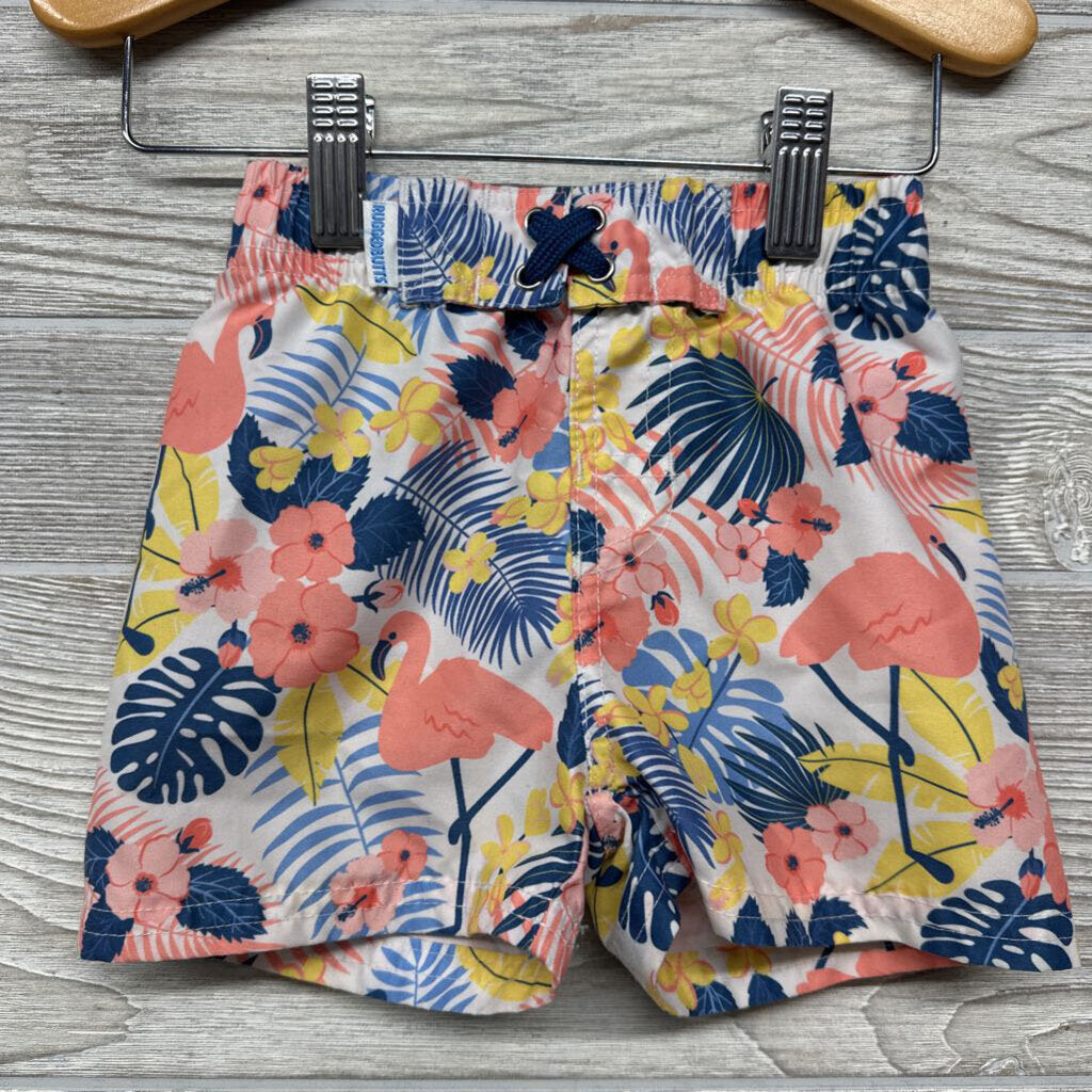 Swim Trunks Flowers