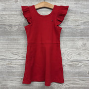 NEW Ribbed Dress Flutter Sleeves