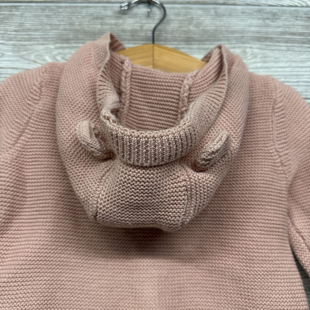 Knit Jacket W/ Hood Ears