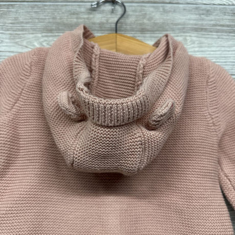 Knit Jacket W/ Hood Ears