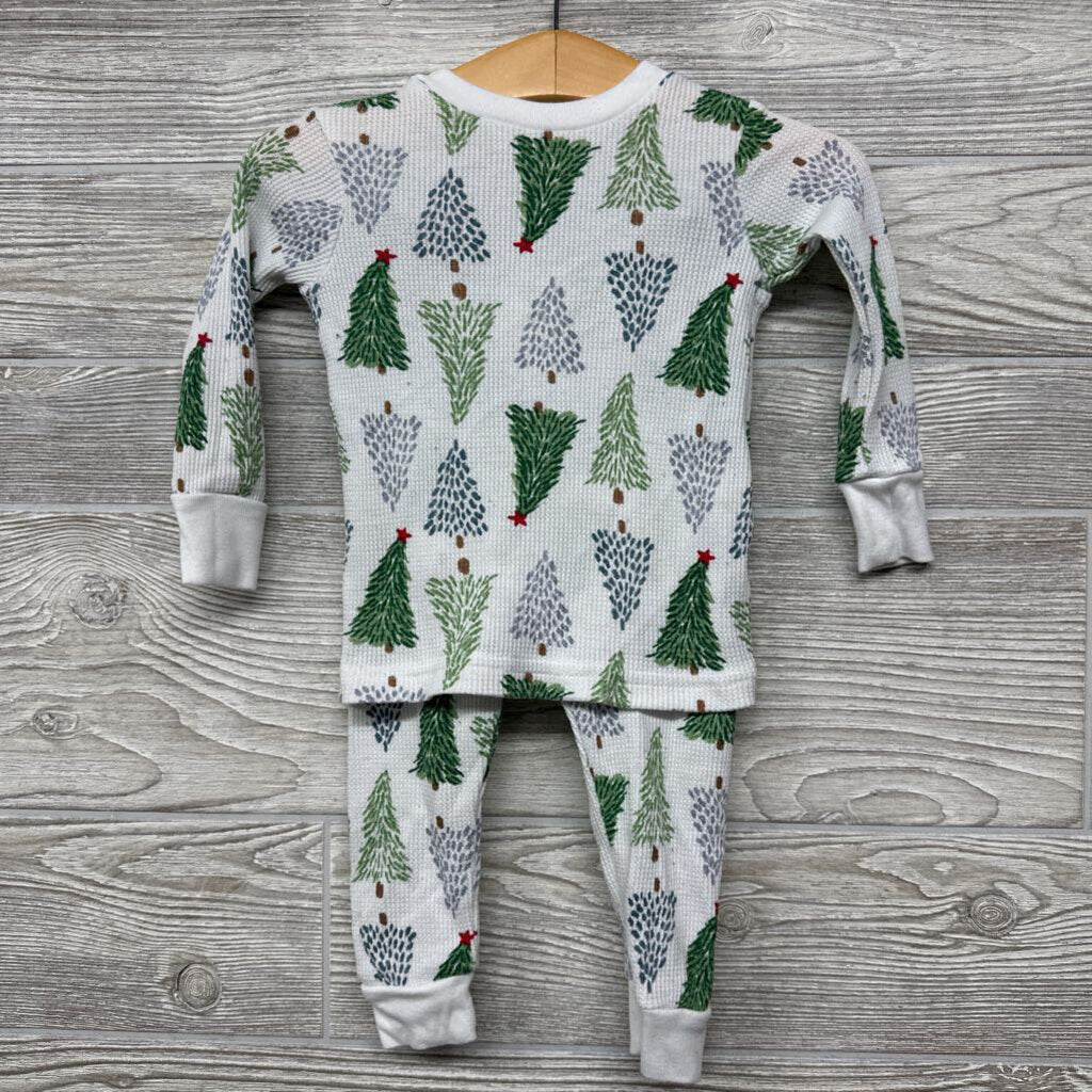 2 Pc LS Thermal PJs Christmas Trees