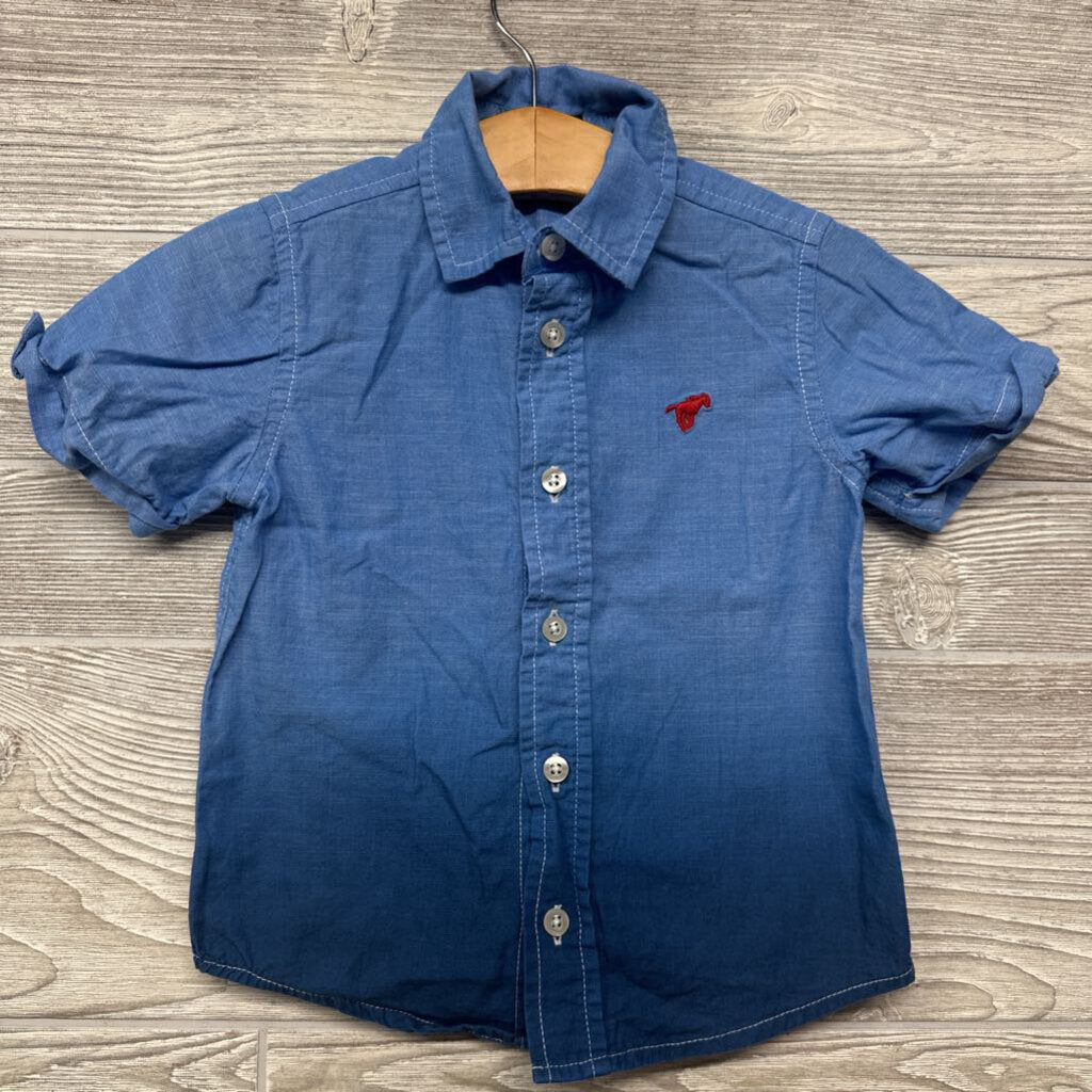SS Ombre Button Up Shirt