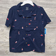 NEW Ss Button Up Shirt Firework, Watermelon