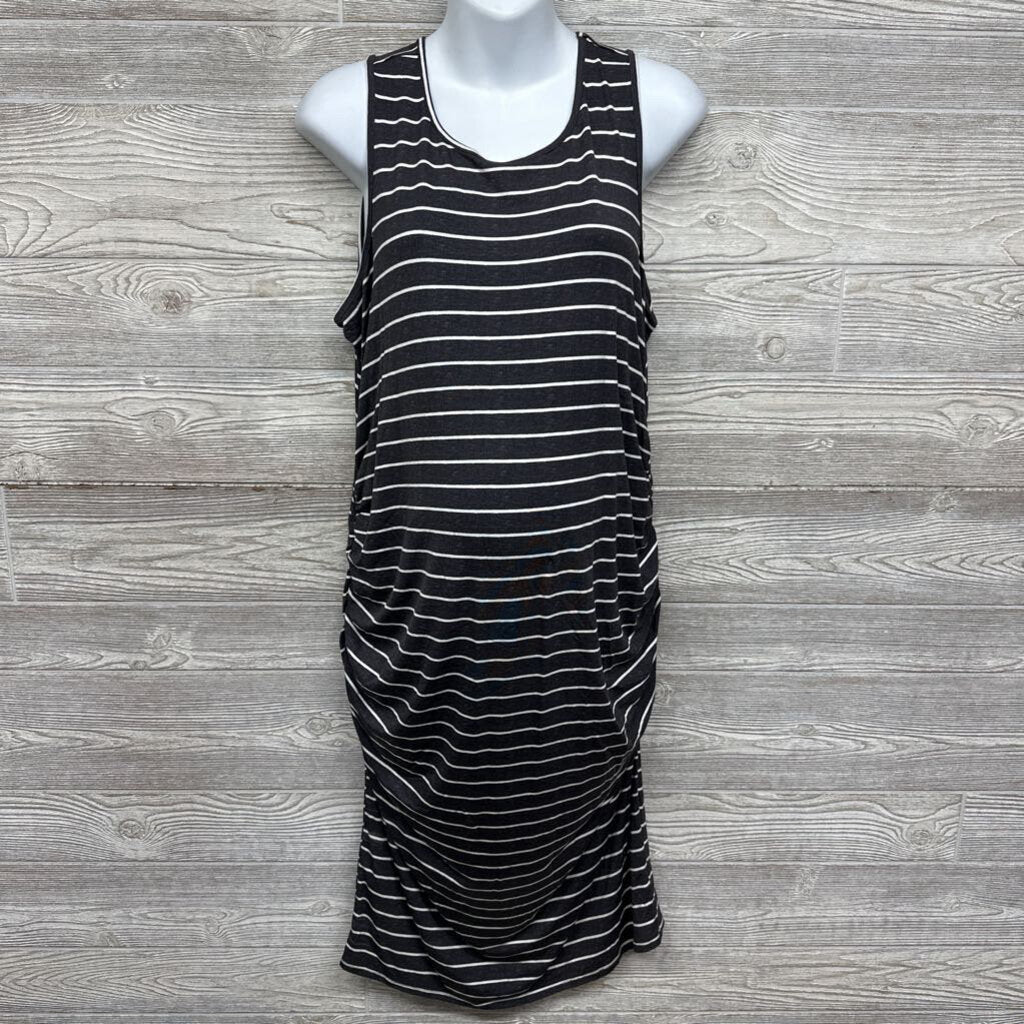 NEW Tank Ruched Bodycon Dress Stripes