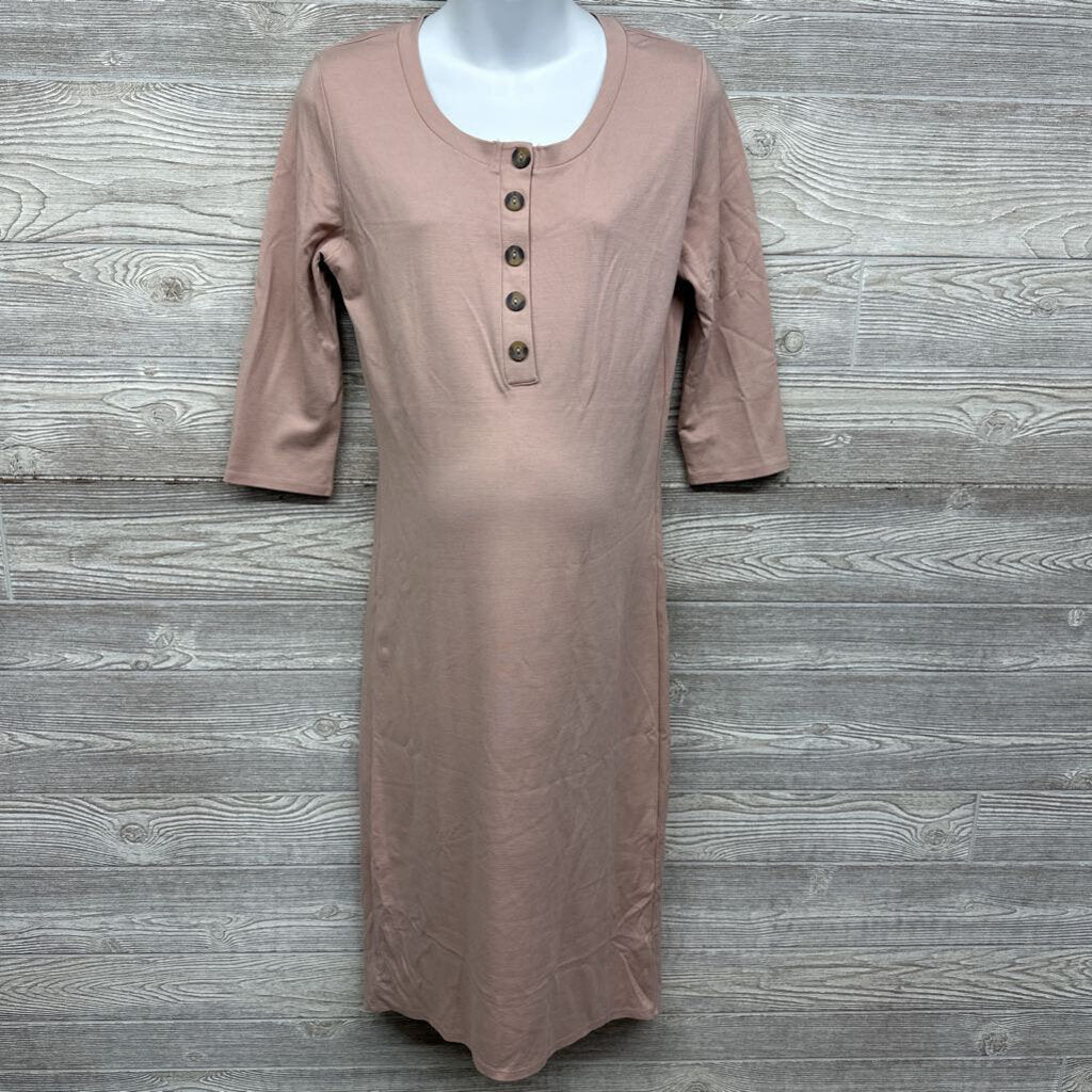 LS Nursing Dress Buttons