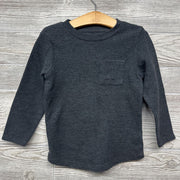 LS Ribbed Shirt Chest Pocket