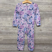 Nw/oT Footless Sleep N Play Flowers