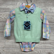 NEW 3-Piece Sweater Vest Set with Bowtie