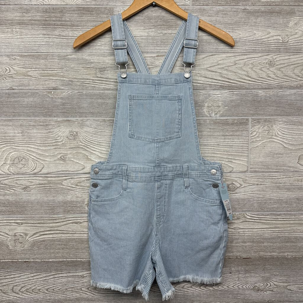 NEW Denim Shortalls Stripes