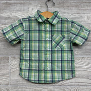 Plaid Button Up Shirt Chest Pocket