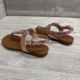 NEW Sandals Metallic Flowers