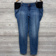 High Rise Side Panel Jeans