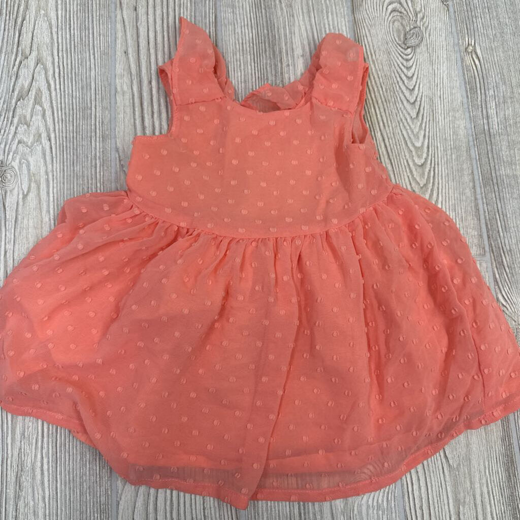 Textured Dots Dress & Bloomers