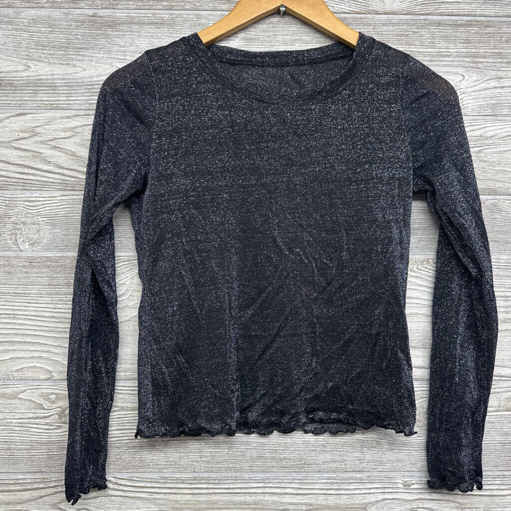 Layered Sheer Shirt Glitter & Tank