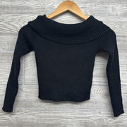 Off The Shoulder Glitter Sweater