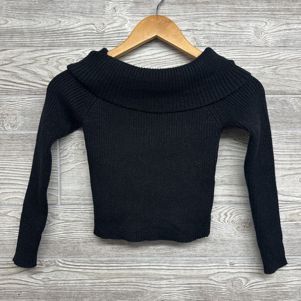 Off The Shoulder Glitter Sweater