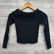 Off The Shoulder Glitter Sweater