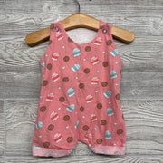 Sleeveless Romper Cookies & Milk