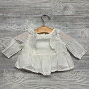 Textured Dots LS Blouse