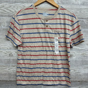 NEW Henley Shirt Stripes