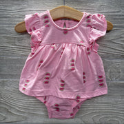 Flutter Sleeve Romper Watermelon