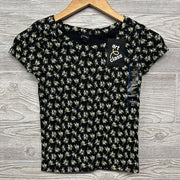 NEW Ribbed Shirt Flowers