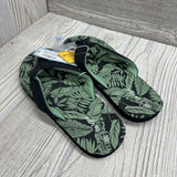 NEW Cal Flip Flop Sandals Leaves