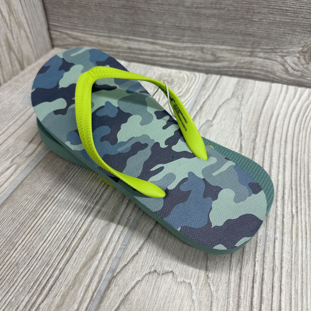 NEW Sam Camo Flip Flop Sandals