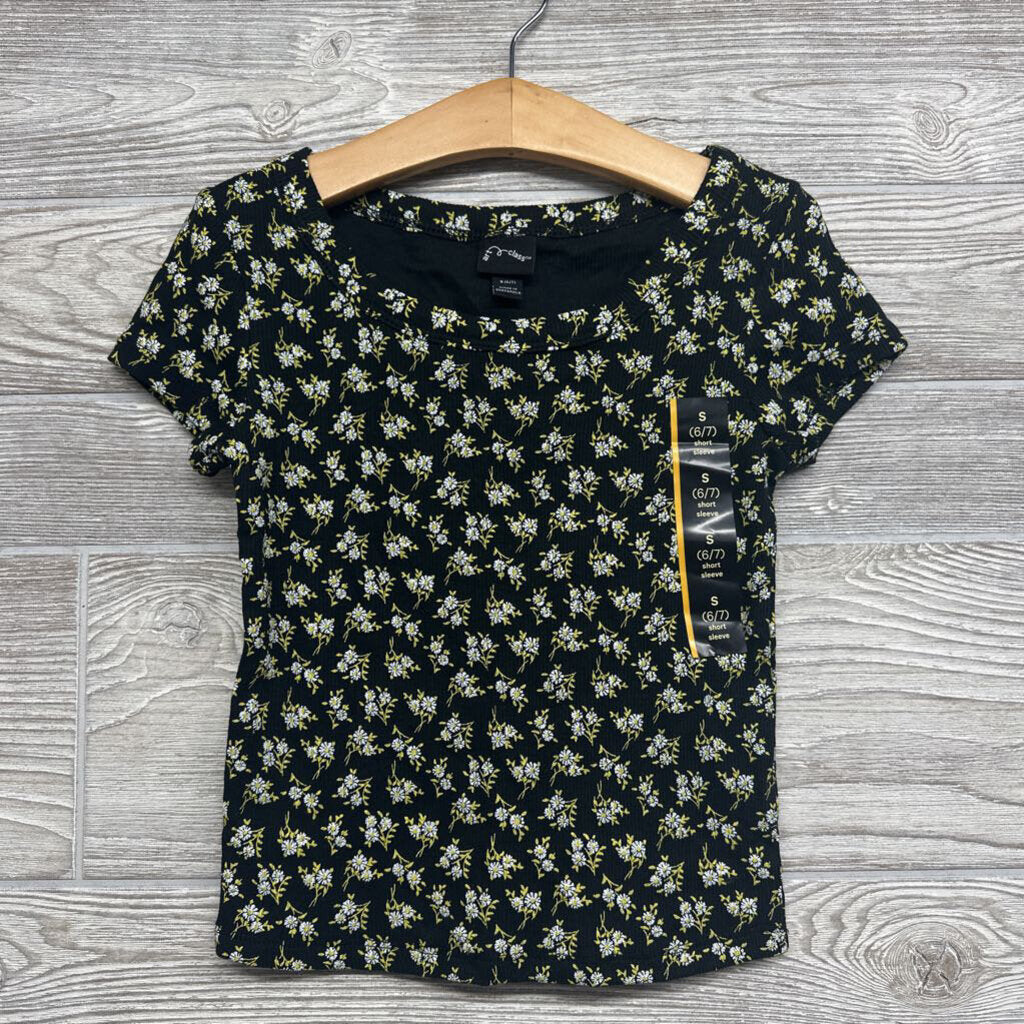 NEW Ribbed Shirt Flowers