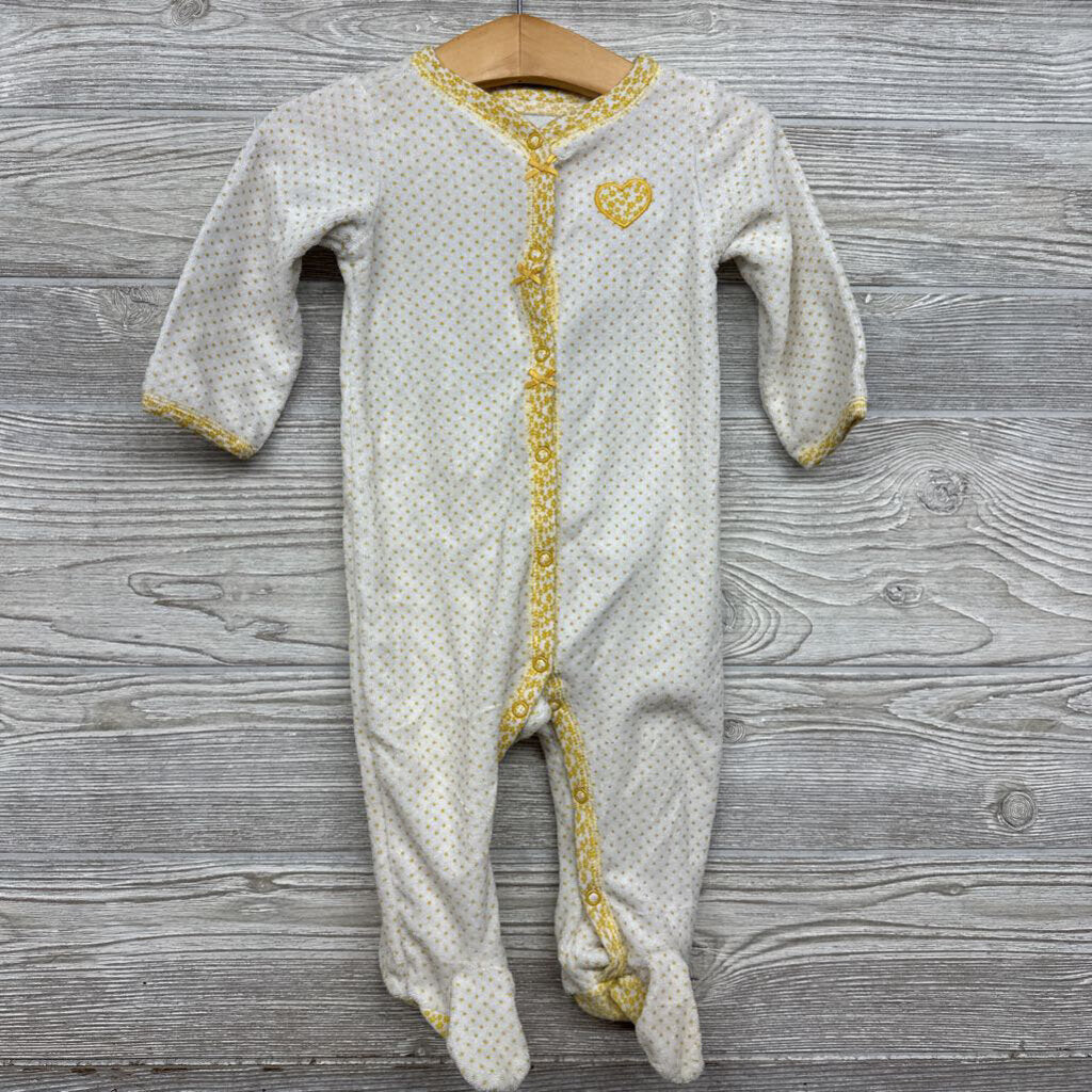 Terry Cloth Sleeper Dots Heart