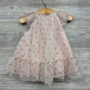 Layered Dress Flowers Shimmer