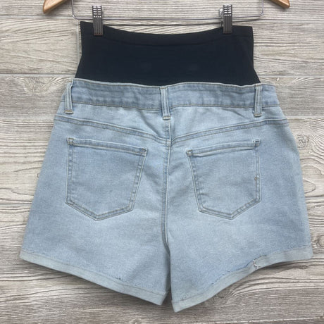 NEW Full Panel Roll Cuff Denim Shorts
