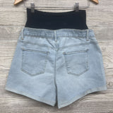 NEW Full Panel Roll Cuff Denim Shorts