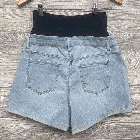 NEW Full Panel Roll Cuff Denim Shorts