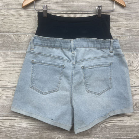 NEW Full Panel Roll Cuff Denim Shorts