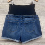 NEW Full Panel Roll Cuff Denim Shorts