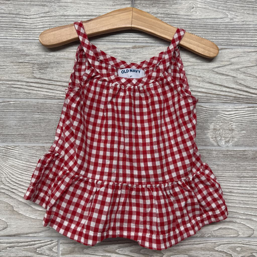 Gingham Tank Top