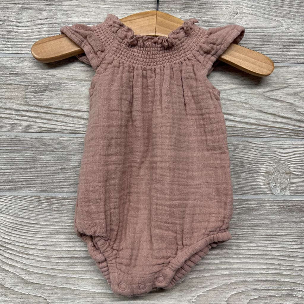 Organic Smocked Romper