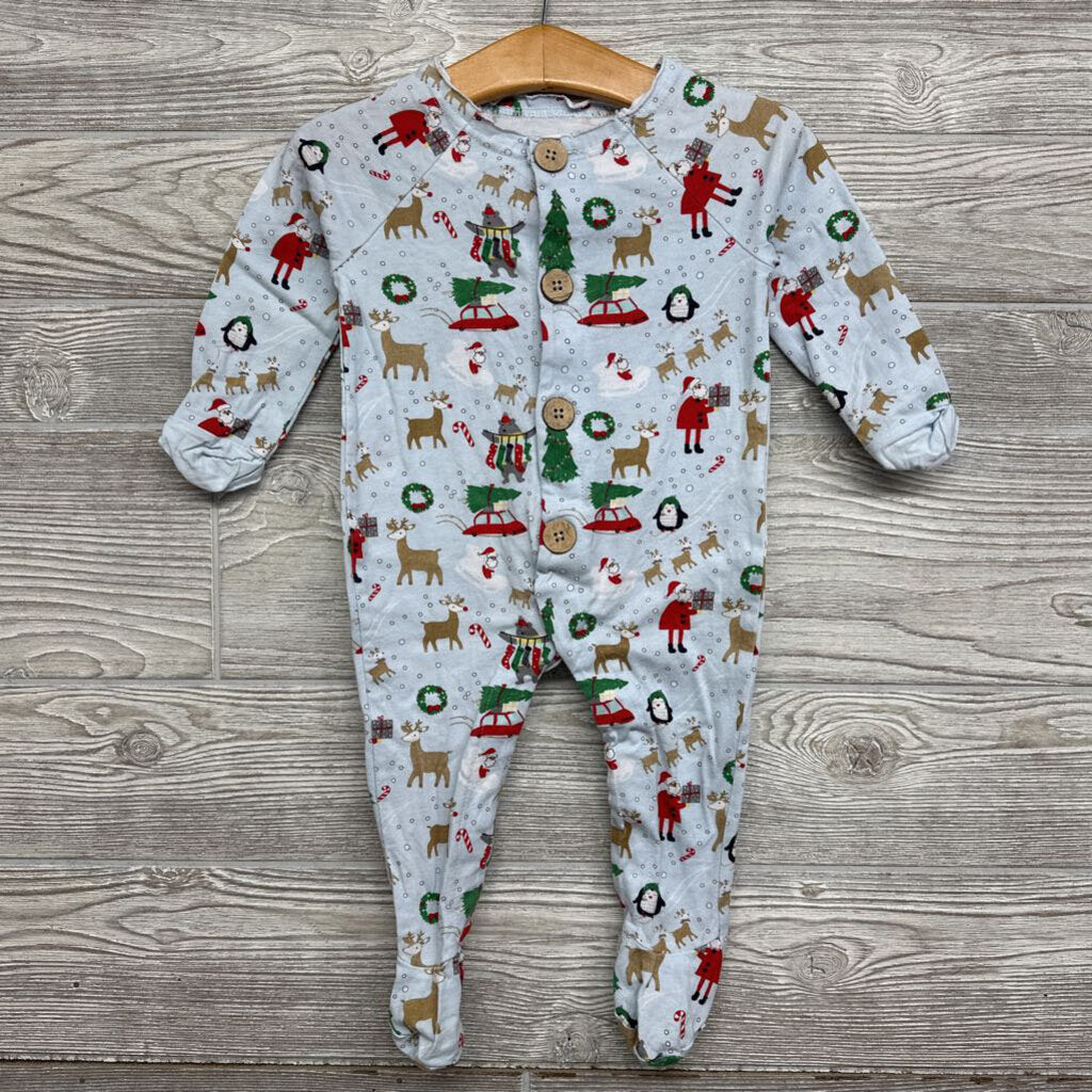 Outfit Wooden Buttons Deer, Tree, Santa