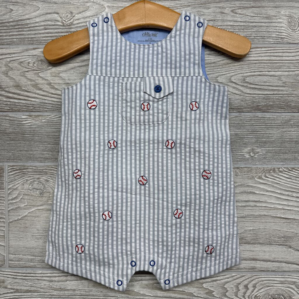 Seersucker Shorty Romper Sports